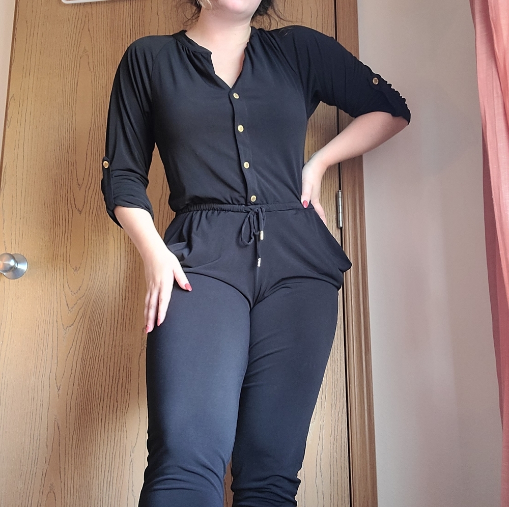 Michael Kors Black Jumpsuit